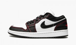 Nike AIr Jordan 1 Low SE UTL 'White / Black / Red' Naisten Kengät Valkoinen Mustat Punainen | 362VYWMND