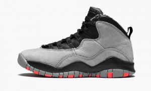 Nike Air Jordan 10 Retro (GS) 'Cool Grey' Lasten Kengät Harmaat Mustat | 741COUYBN