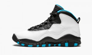 Nike Air Jordan 10 Retro (GS) 'Powder Blue' Lasten Kengät Valkoinen Sininen Mustat | 345RZDKOU