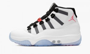 Nike Air Jordan 11 Adapt 'White' Miesten Kengät Valkoinen Mustat Punainen | 517TCVSDU