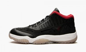 Nike Air Jordan 11 Low IE 'Bred 2021' Miesten Kengät Mustat Valkoinen Punainen | 158WFVORY