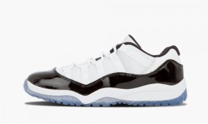 Nike Air Jordan 11 Retro Low BP 'Concord' Lasten Kengät Valkoinen Mustat | 617OQGVFX