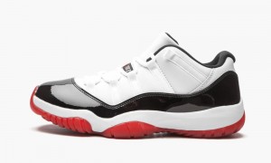 Nike Air Jordan 11 Retro Low 'Concord Bred' Miesten Kengät Valkoinen Punainen Mustat | 415IWCKFR