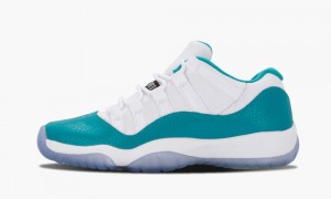 Nike Air Jordan 11 Retro Low (GS) 'Turbo Green' Lasten Kengät Valkoinen Vihreä | 285EAPOKX
