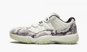 Nike Air Jordan 11 Retro Low 'Snakeskin Light Bone' Miesten Kengät Vaaleanbeige Punainen Mustat | 179MNAVUK