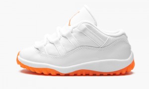 Nike Air Jordan 11 Retro Low TD 'Bright Citrus' Lasten Kengät Valkoinen Vaaleanoranssi | 437WKEAJX
