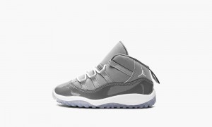Nike Air Jordan 11 Retro TD 'Cool Grey 2021' Lasten Kengät Harmaat Valkoinen | 261DMEQFL
