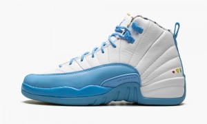 Nike Air Jordan 12 GS 'Emoji' Lasten Kengät Valkoinen Sininen Sitruuna | 621YQNJEP