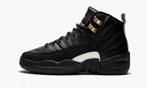 Nike Air Jordan 12 Retro BG 'The Master' Lasten Kengät Valkoinen Mustat Kultaiset | 138GTOKAI