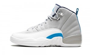 Nike Air Jordan 12 Retro BG 'UNC' Lasten Kengät Harmaat Valkoinen | 683KEUSVM