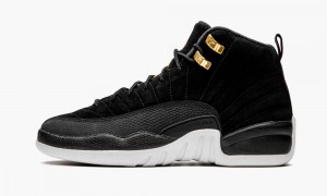 Nike Air Jordan 12 Retro (GS) Lasten Kengät Mustat Valkoinen | 469TAFSOP