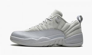 Nike Air Jordan 12 Retro Low Miesten Kengät Harmaat Laivastonsininen | 258AQHGKS