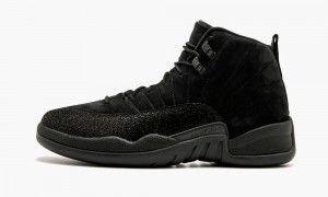 Nike Air Jordan 12 Retro OVO 'OVO' Miesten Kengät Mustat Metal Kultaiset | 349FTLCNQ