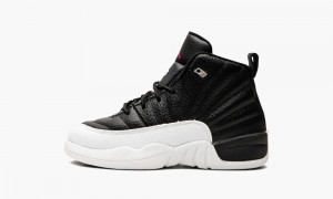 Nike Air Jordan 12 Retro PS 'Playoffs 2022' Lasten Kengät Mustat Punainen Valkoinen | 615FBCGZS