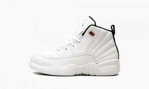 Nike Air Jordan 12 Retro (PS) 'Twist' Lasten Kengät Valkoinen Mustat Punainen | 895OYVKCD