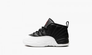 Nike Air Jordan 12 Retro TD 'Playoffs 2022' Lasten Kengät Mustat Punainen Valkoinen | 986IXLKMD