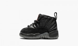 Nike Air Jordan 12 Retro TD 'Utility' Lasten Kengät Mustat | 509YXUOHI
