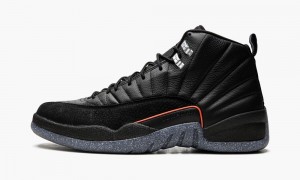 Nike Air Jordan 12 Retro 'Utility' Miesten Kengät Mustat Mustat Vaaleanpunainen | 182WRSJDQ