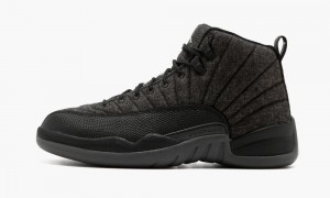 Nike Air Jordan 12 Retro Villa Miesten Kengät Tummanharmaat Metal Hopea | 415ZKEUFD