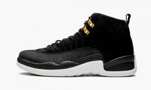 Nike Air Jordan 12 'Reverse Taxi' Miesten Kengät Mustat Kultaiset Valkoinen | 897ILNQRB