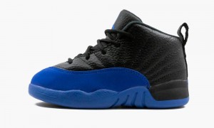 Nike Air Jordan 12 TD 'Royal' Lasten Kengät Mustat Kuninkaallinen Sininen | 406HGIURS
