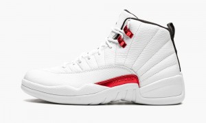 Nike Air Jordan 12 'Twist' Miesten Kengät Valkoinen Punainen Mustat | 563IFOSUG