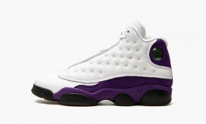 Nike Air Jordan 13 GS 'Lakers' Lasten Kengät Valkoinen Mustat Violetit | 360UFRYZI