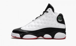 Nike Air Jordan 13 Retro GS 'He Got Game' Lasten Kengät Valkoinen Mustat Punainen | 713PDJCTO