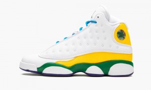 Nike Air Jordan 13 Retro KSA 'Playground' Lasten Kengät Valkoinen Mustat Oranssi | 852EMZTDK