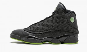 Nike Air Jordan 13 Retro Miesten Kengät Mustat Vihreä | 942XJBMPZ