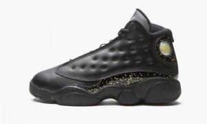 Nike Air Jordan 13 Retro PS 'Gold Glitter' Lasten Kengät Mustat Metal Kultaiset | 312KUVGND