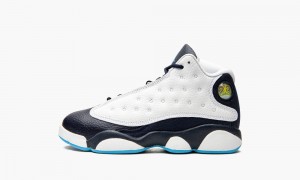 Nike Air Jordan 13 Retro PS 'Obsidian' Lasten Kengät Valkoinen Obsidian Tumman | 638DMFGHI