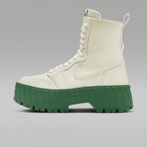 Nike Air Jordan 1 Brooklyn Naisten Kengät Valkoinen Vihreä | 586AMDPLB