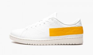 Nike Air Jordan 1 Centre Court 'White University Gold' Miesten Kengät Valkoinen Kultaiset | 864NTRPGX