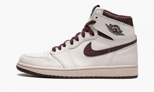 Nike Air Jordan 1 HIGH OG 'A Ma Maniere x' Miesten Kengät Valkoinen Viininpunainen | 601CPBRJH
