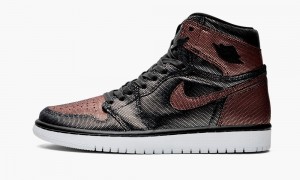 Nike Air Jordan 1 HI OG 'Fearless' Naisten Kengät Mustat Pinkki Kultaiset | 067PKTRWX
