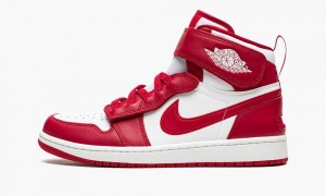 Nike Air Jordan 1 Hi FlyEase Miesten Kengät Punainen Valkoinen | 301PZNRXM