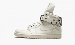 Nike Air Jordan 1 High 'COMME des Garçons - White' Miesten Kengät Valkoinen | 760LEICUH