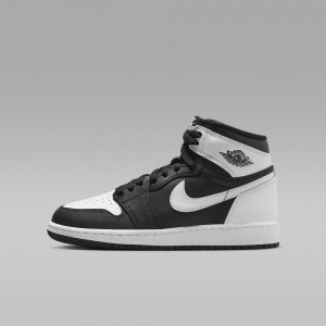 Nike Air Jordan 1 High OG "Black & White" Lasten Kengät Mustat Valkoinen | 710LKGZTR