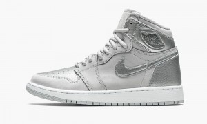 Nike Air Jordan 1 High OG GS 'Co.JP - Metallic Silver' Lasten Kengät Harmaat Metal Hopea | 347AWLFCT