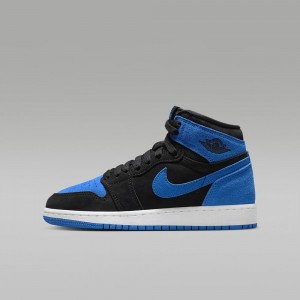 Nike Air Jordan 1 High OG Lasten Kengät Sininen Mustat | 108NLTIKW
