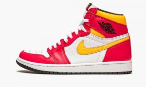 Nike Air Jordan 1 High OG 'Light Fusion Red' Miesten Kengät Vaaleanpunainen Valkoinen | 083MBHQJG