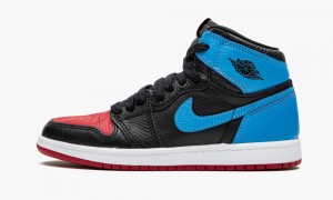 Nike Air Jordan 1 High OG (PS) 'UNC to Chicago' Lasten Kengät Mustat Sininen | 524TGNODJ
