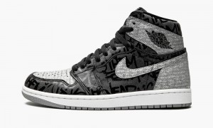 Nike Air Jordan 1 High OG 'Rebellionaire' Miesten Kengät Mustat Valkoinen Harmaat | 329EFDPHS