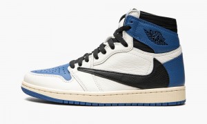 Nike Air Jordan 1 High OG SP 'Travis Scott x Fragment' Miesten Kengät Mustat Valkoinen Sininen | 819BNFDOL
