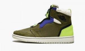 Nike Air Jordan 1 High ZIP UP Naisten Kengät Mustat | 615JKLRIB
