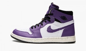 Nike Air Jordan 1 High Zoom Air CMFT 'Crater Purple' Miesten Kengät Valkoinen Violetit Mustat | 461LJDPSK