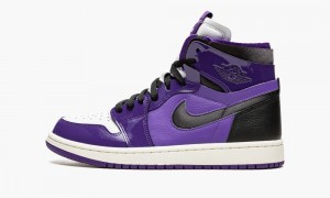 Nike Air Jordan 1 High Zoom CMFT 'Purple Kiiltonahka' Naisten Kengät Violetit Mustat | 347LJCMSQ