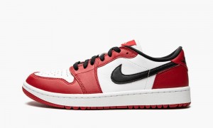 Nike Air Jordan 1 LOW G 'Chicago Jordan 1 Low Golf' Miesten Kengät Punainen Mustat Valkoinen | 465GBKMRN