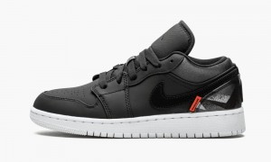 Nike Air Jordan 1 Low BG 'PSG - Paris Saint Germain' Lasten Kengät Mustat Punainen | 468MQLUTE